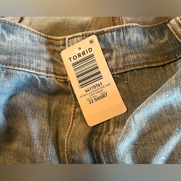 Torrid High Rise Rhinestone Jeans - Picture 5 of 6